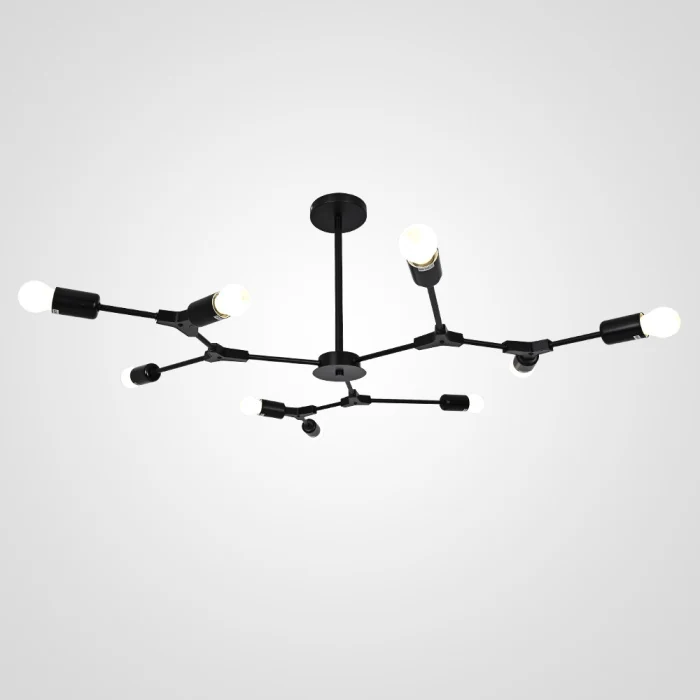 Люстра на штанге LATE D103 Black ImperiumLoft