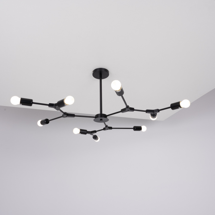 Люстра на штанге LATE D103 Black ImperiumLoft