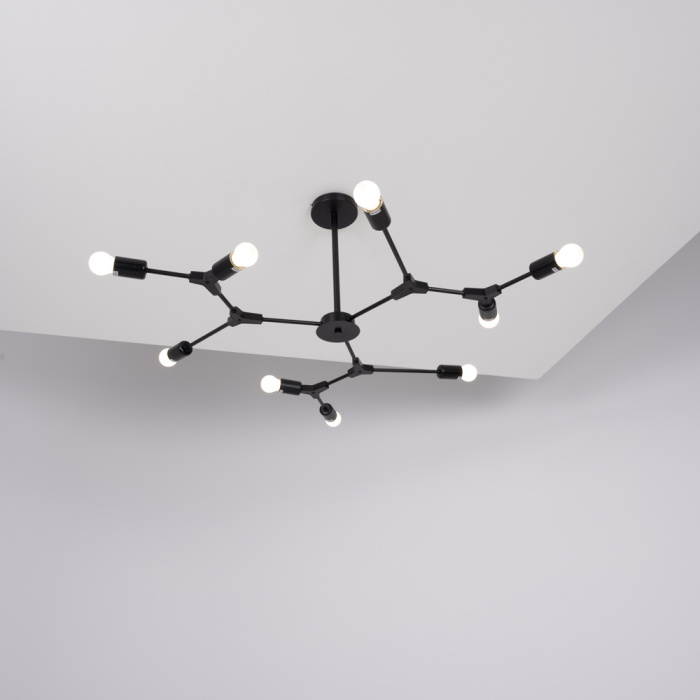 Люстра на штанге LATE D103 Black ImperiumLoft