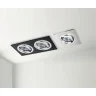 Встраиваемый светильник Italline SAG103-4 black/black