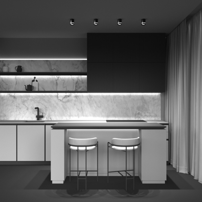 Потолочный светильник Maytoni Orlo C085CL-9W3K-B