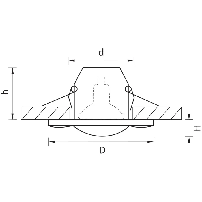 Влагозащищенный светильник DIFESA PIANO LIGHTSTAR 6880