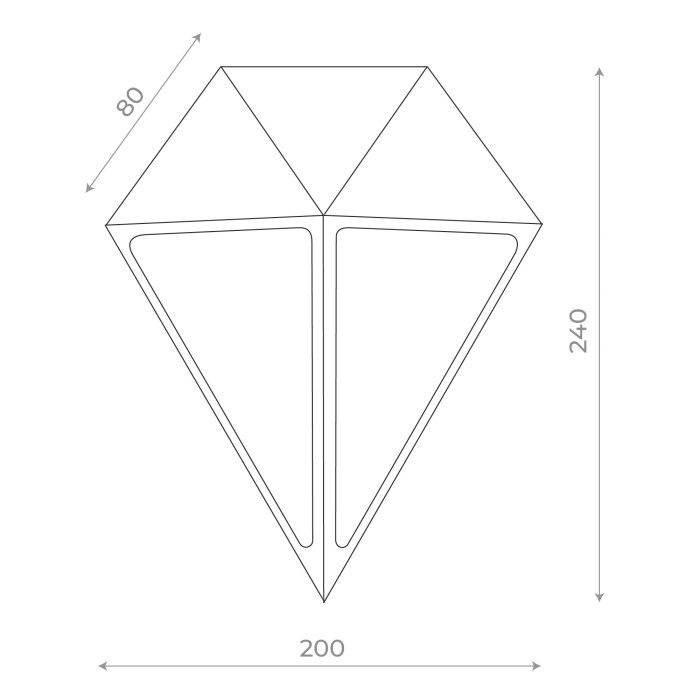 Светильник уличный настенный SL9500.441.01 ST LUCE
