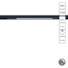 Магнитный трековый светильник Arte Lamp OPTIMA 0.1-10V A7473PL-1BK
