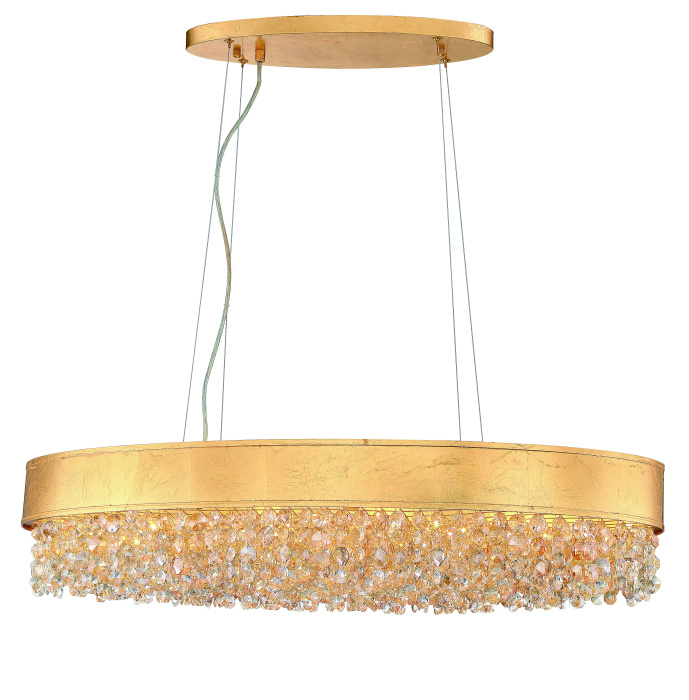 Люстра подвесная Lucia Tucci fabian 1555.8 gold leaf