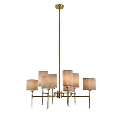 Люстра потолочная на штанге PLISSE INDIGO V000537