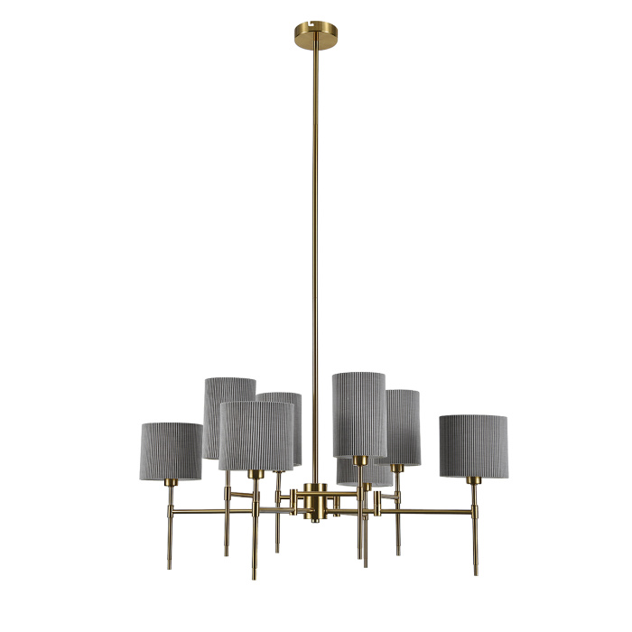 Люстра потолочная на штанге PLISSE INDIGO V000537