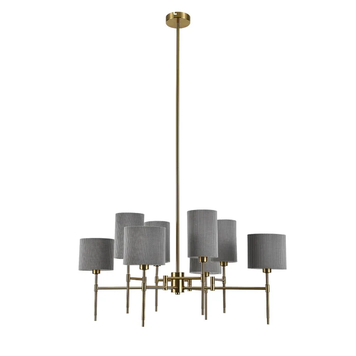 Люстра потолочная на штанге PLISSE INDIGO V000537