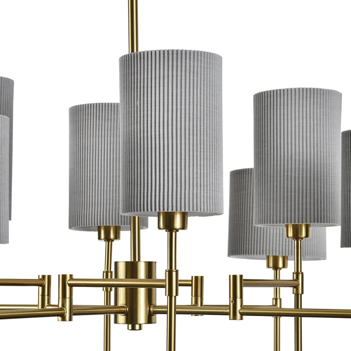 Люстра потолочная на штанге PLISSE INDIGO V000537