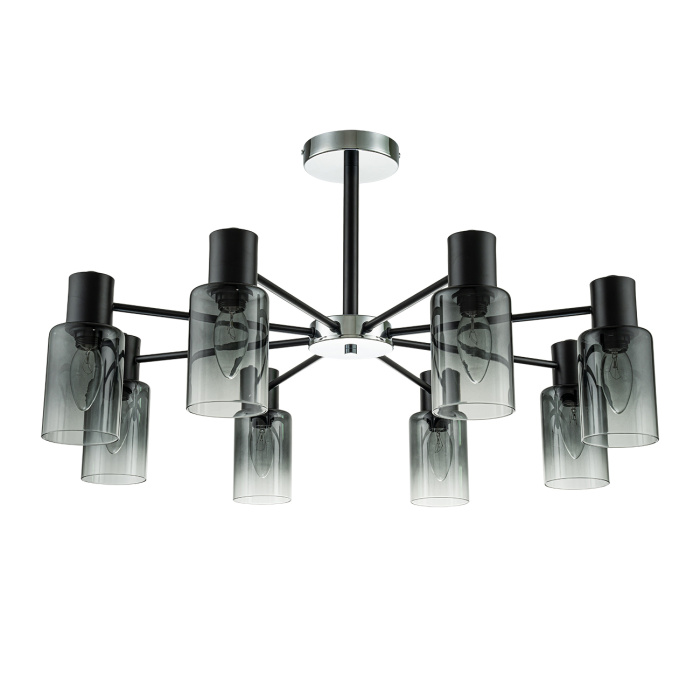 Потолочная люстра на штанге DIVERSITY ESCADA 2120/8P Black