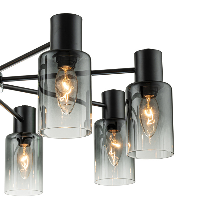 Потолочная люстра на штанге DIVERSITY ESCADA 2120/8P Black