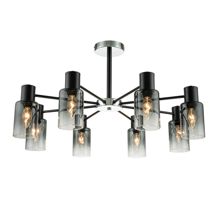 Потолочная люстра на штанге DIVERSITY ESCADA 2120/8P Black