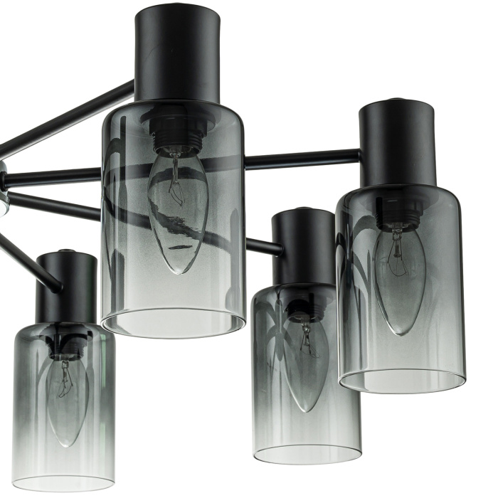 Потолочная люстра на штанге DIVERSITY ESCADA 2120/8P Black