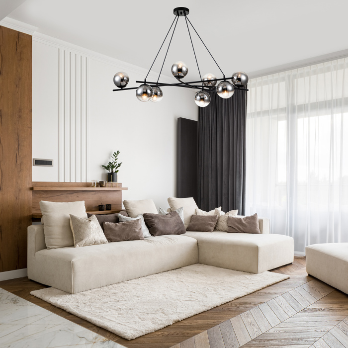 Подвесной светильник BALANCE ESCADA 1119/8S Black