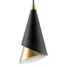 Светильник подвесной CONE 1х40W E14 ЧЕРНЫЙ/ЗОЛОТО (в комплекте) 757010 (MD9700-1A )
