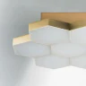 Светильник потолочный FAVO LED-35W 1680LM Satin Gold 3000K (в комплекте) 750071 (MX13003032-7А)