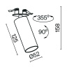 Спот Maytoni Focus LED C053CL-L12W4K-W-B