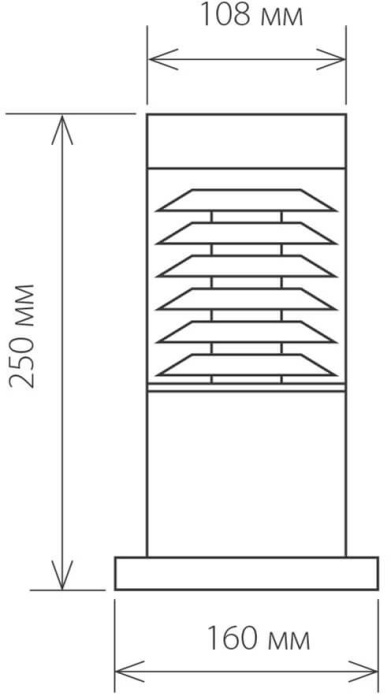 Уличный столб Elektrostandard 1508 techno 4690389083075