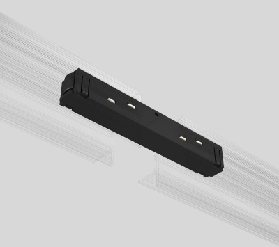 Прямой коннектор для магнитного шинопровода Elektrostandard Slim magnetic 4690389216879