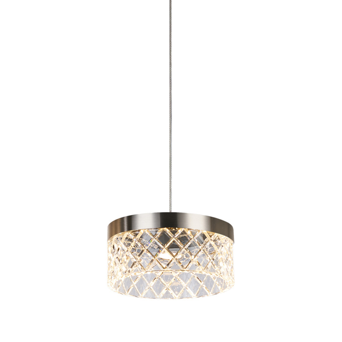 Подвесной светильник Delight Collection Diamond cut MD21020075-1A satin nickel