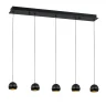 Подвесной светильник Delight Collection MD21001034 MD21001034-5B black/gold