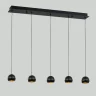 Подвесной светильник Delight Collection MD21001034 MD21001034-5B black/gold
