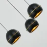 Подвесной светильник Delight Collection MD21001034 MD21001034-5B black/gold