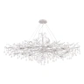 Подвесная люстра Crystal Lux REINA V2 SP12 L1500 SILVER PATINA