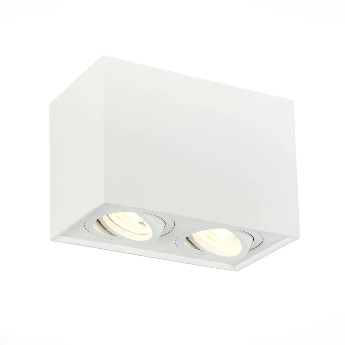 ST109.507.02 Светильник потолочный ST-Luce Матовый белый/Матовый белый GU10 2*50W