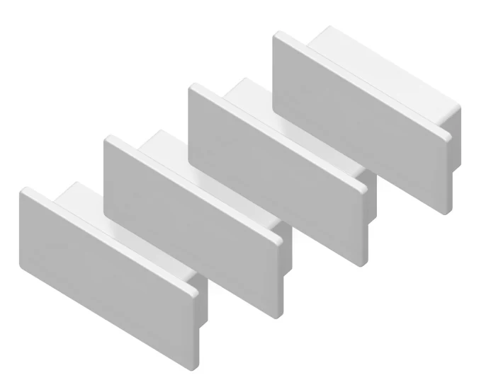 Заглушка для накладного алюминиевого профиля GP2001 (комплект 4шт) Ambrella light GP8400