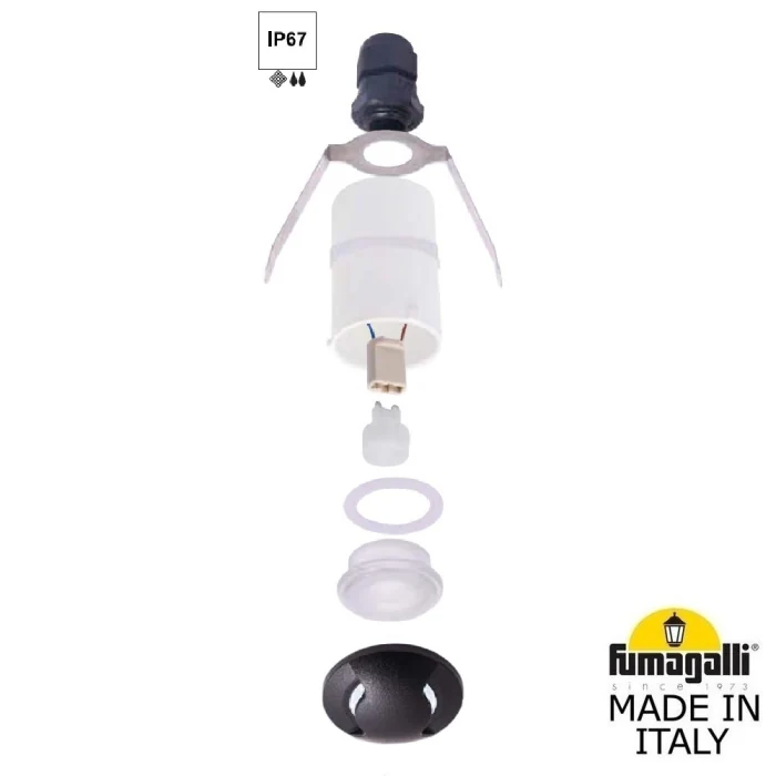 Уличный встраиваемый светильник FUMAGALLI TERESA 2L 2L2.000.000.AXZ1L