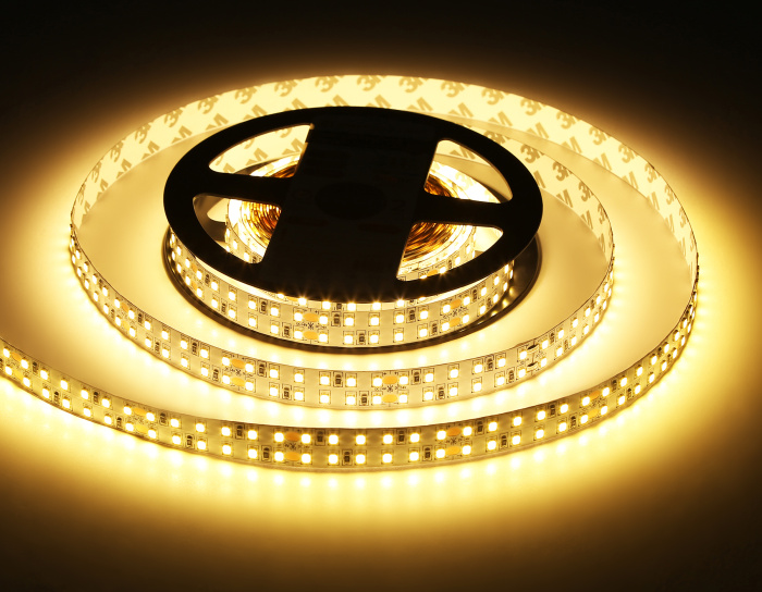 Светодиодная лента двухрядная Ambrella Light GS3701 2835 240Led /24W m/ 24V IP20 3000K 5m Ambrella light GS3701