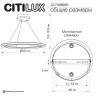Светильник подвесной Citilux Электрон CL710B65S