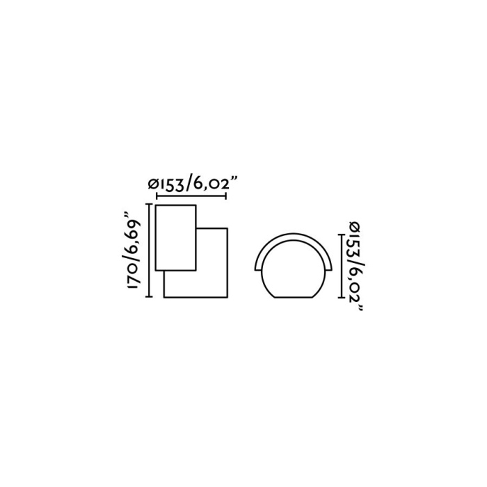 Прожектор NOBORU LED Dark grey projector lamp/wall lasher