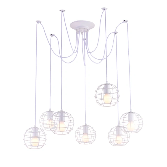 Подвесной светильник паук Arte Lamp A1110SP-7WH