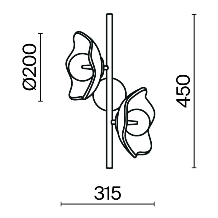 Бра Maytoni Miracle MOD207WL-02BS
