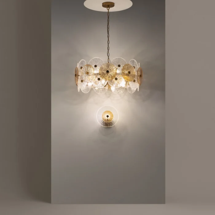 Подвесная люстра Maytoni MOD007PL-10G