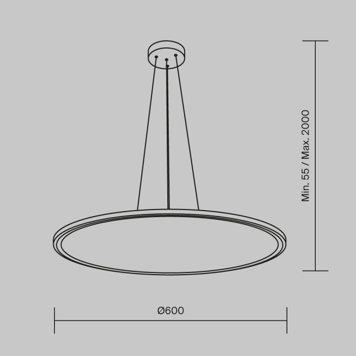Подвесной светильник Maytoni Cosmos MOD057PL-L54W4K