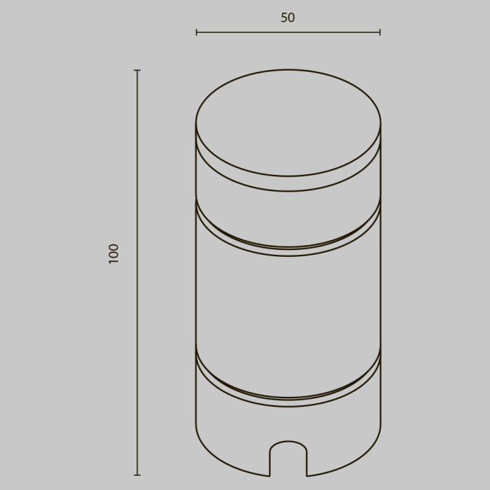 Садово-парковый светильник Maytoni Brill O474FL-L2GF3K