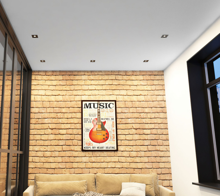 Встраиваемый светильник Denkirs Roto mini DK2038-BK