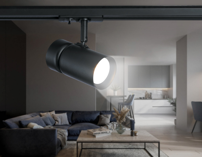 Трековый светильник со сменной лампой GU10 Ambrella light GL5144