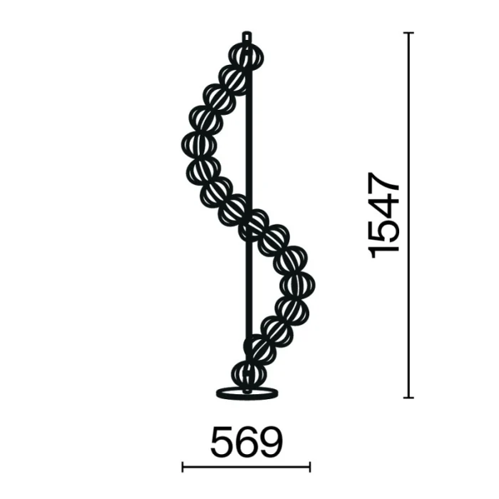 Торшер Maytoni MOD216FL-L38G3K
