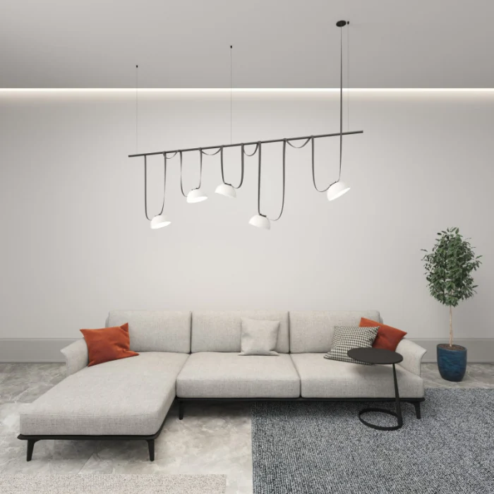 Светильник на шине Denkirs BELTY FLOW DK5561-WH+BK