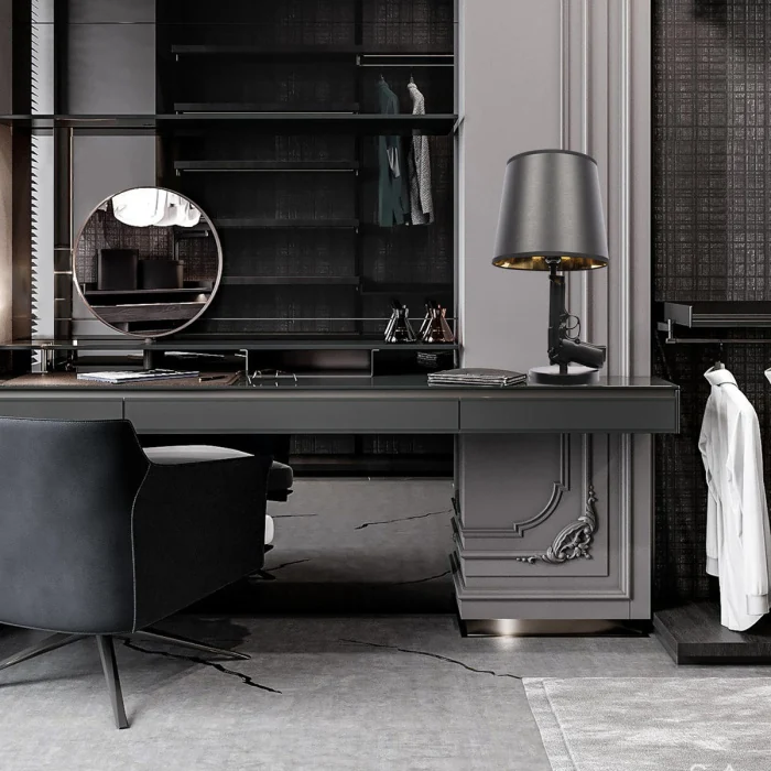 Настольная лампа LOFT IT Arsenal 10136/A Dark grey