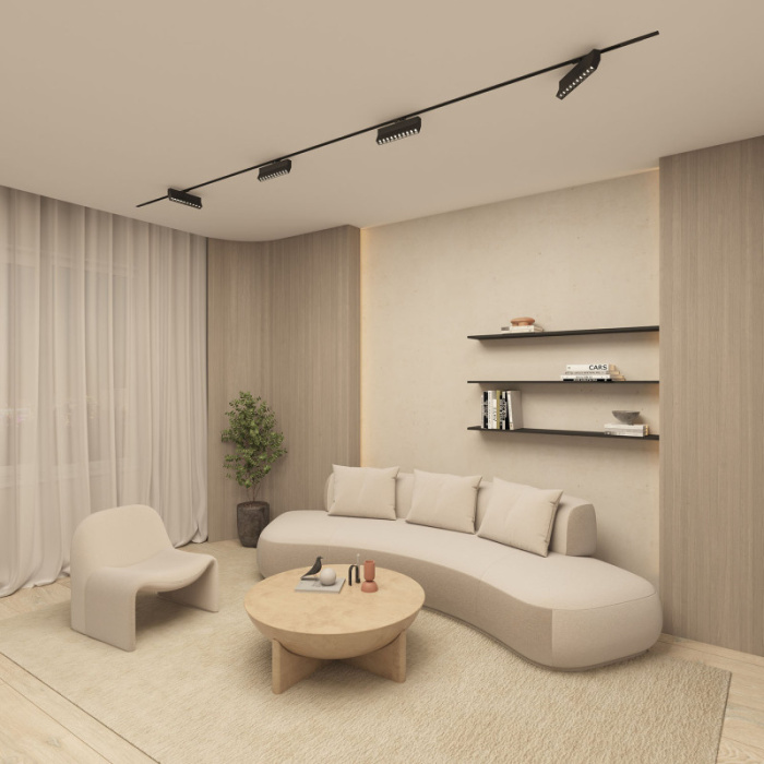 Светильник на шине Denkirs Edder DK6646-BK