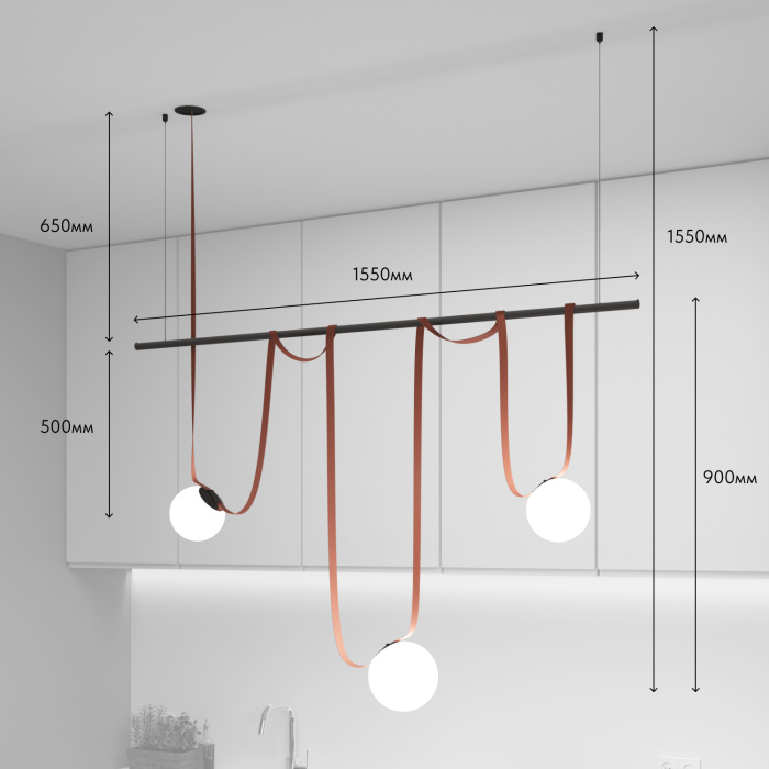 Трек-система Denkirs Belty SET DK55SET07-01-BR