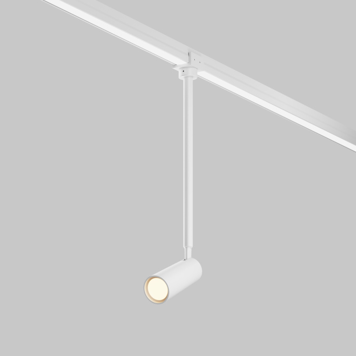 Трековый однофазный уличный светодиодный светильник Maytoni Elasity ip black O-TR01-2-P-8WW3K