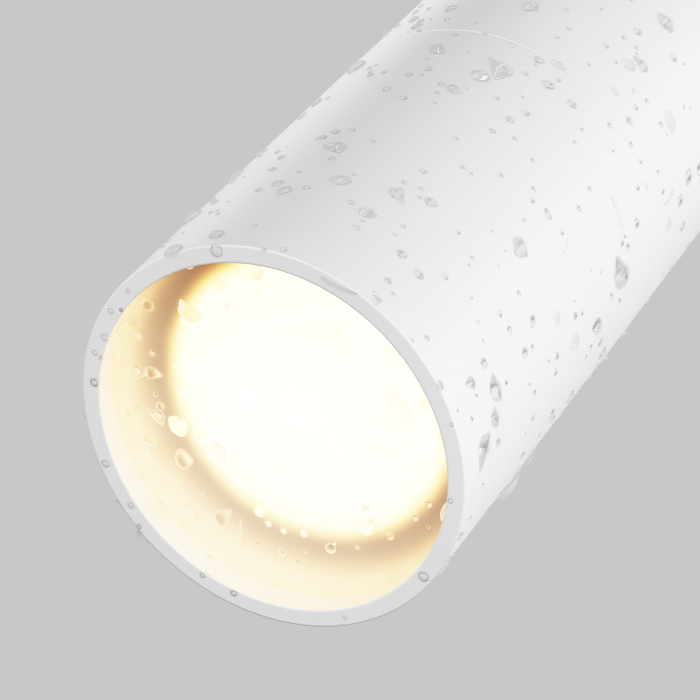 Трековый однофазный уличный светодиодный светильник Maytoni Elasity ip black O-TR01-2-P-8WW3K