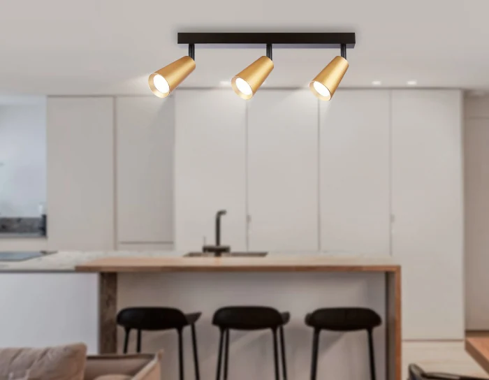 Накладной поворотный спот со сменной лампой GU10 Ambrella light TA13151