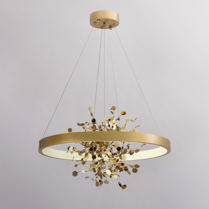 Люстра Cloyd TURBULENT C1 / Ø80 см - латунь (арт.10783)